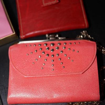 GROUPING OF LADIES WALLETS, CIGARETTE CASE., PILL BOXES AND MORE
