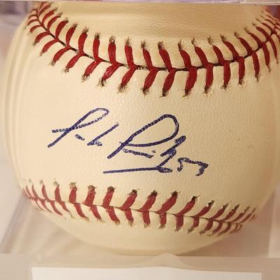 Lot of 4 OMLB Signed Autographed Baseballs Charles Johnson, Pat Rapp, John Parrish, Darnell McDonald