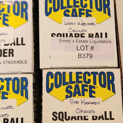 Lot of 4 OMLB Signed Autographed Baseballs Ray Miller, Bob Kennedy 54,55 , Will Clark, Lenny Webster