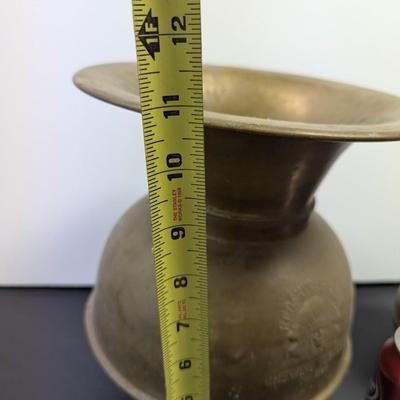 Redskin Brand Chewing Tobacco Cut Plug Spittoon & Vessel