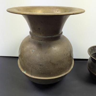 Redskin Brand Chewing Tobacco Cut Plug Spittoon & Vessel