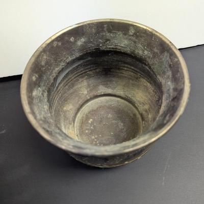 Redskin Brand Chewing Tobacco Cut Plug Spittoon & Vessel