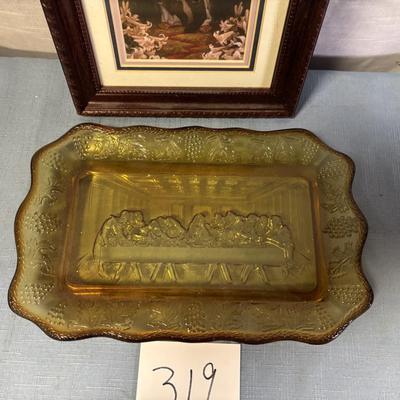Vintage Last Supper Bread Plate and More