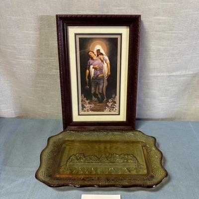 Vintage Last Supper Bread Plate and More