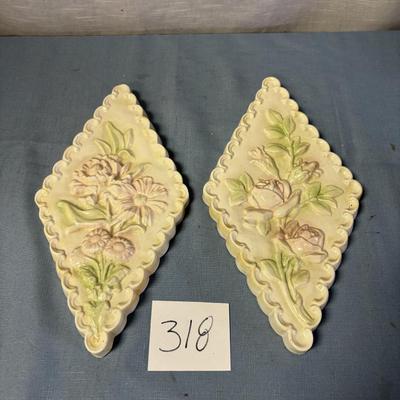 Vintage Chalkware Wall Hangings
