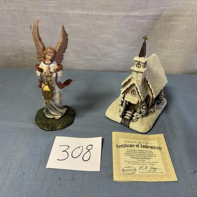 Collectable Angel and Church