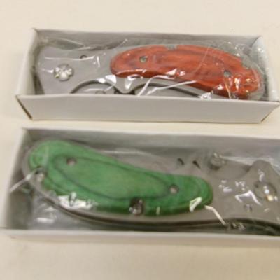Set of 9 New Apache Raider Pocket Knives #28