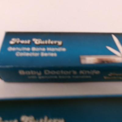 Set of 10 New B Pocket Baby Doctor's & Steel Warrior Pocket Knives Frost Cutlery #30