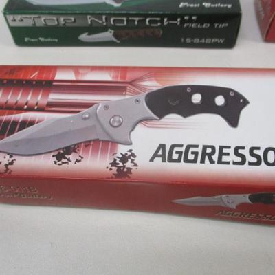 Set of 7 New Pocket Knives Frost Cutlery #33
