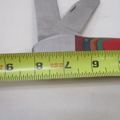 Three Blade Juggler Knife 8 1/2" Closed