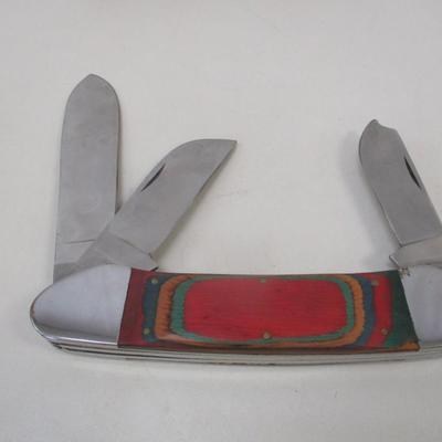 Three Blade Juggler Knife 8 1/2" Closed