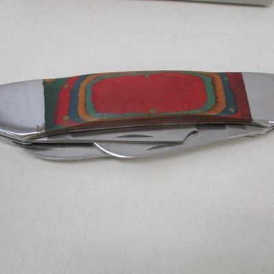 Three Blade Juggler Knife 8 1/2" Closed