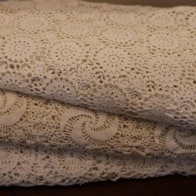 Vintage Crocheted Tablecloths