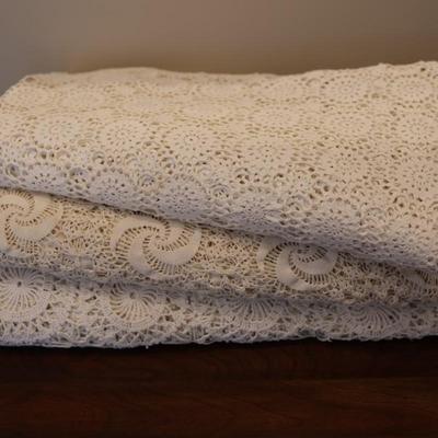 Vintage Crocheted Tablecloths