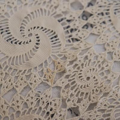 Vintage Crocheted Tablecloths