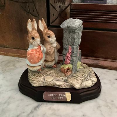 UD770 Beatrix Potter Beswick Ware "Hiding From The Cat" Ltd. Ed.
