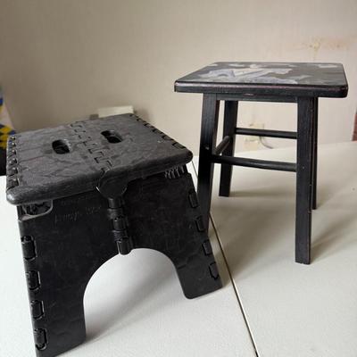 Stool and 12in Stepping Stool
