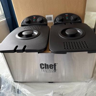 NEW Double Tank Deep Fryer Chef Tested