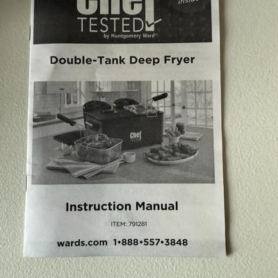 NEW Double Tank Deep Fryer Chef Tested