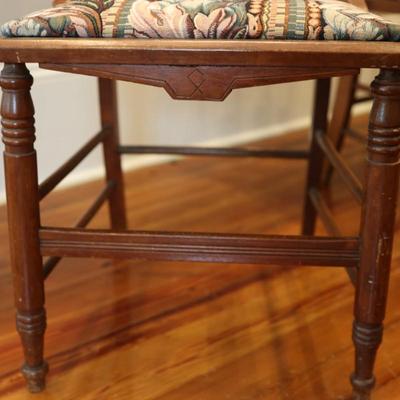 Five Eastlake Walnut Side Chairs
