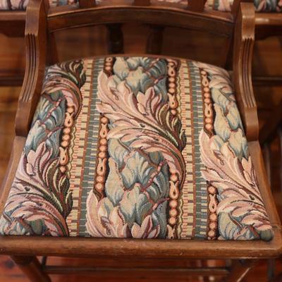 Five Eastlake Walnut Side Chairs