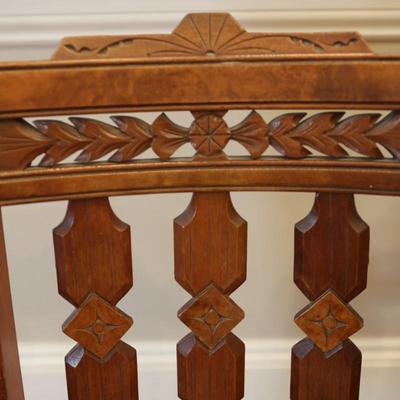 Five Eastlake Walnut Side Chairs