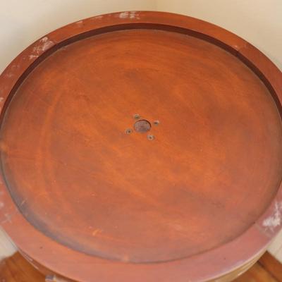 Victorian Style Italian Marble Top Mahogany Table