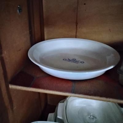Vintage Corningware Blue Cornflower Print