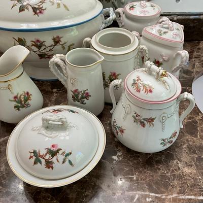 MB786 Set of Haviland Limoges Porcelain China Set