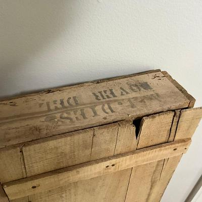 D804 Cheese Box, Wood Crate Wall Shelf & Firkin Bucket With Handle