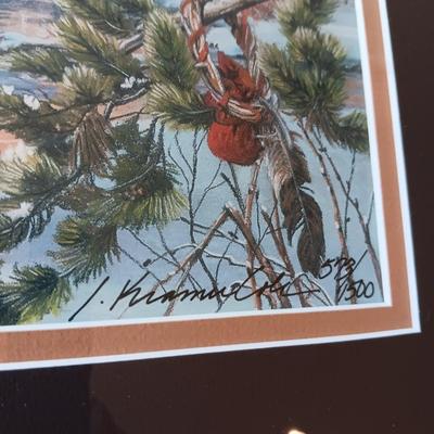 SIGNED KRAMER COLE & NUMBERED PRINT WITH HIDDEN FEATURES
