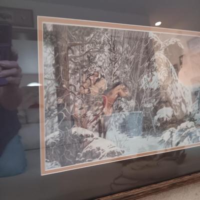 SIGNED KRAMER COLE & NUMBERED PRINT WITH HIDDEN FEATURES
