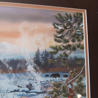SIGNED KRAMER COLE & NUMBERED PRINT WITH HIDDEN FEATURES