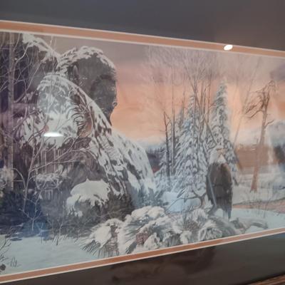 SIGNED KRAMER COLE & NUMBERED PRINT WITH HIDDEN FEATURES