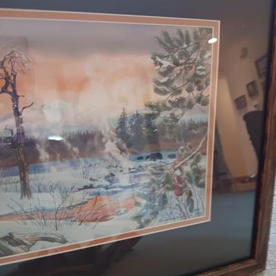 SIGNED KRAMER COLE & NUMBERED PRINT WITH HIDDEN FEATURES