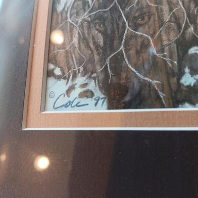 SIGNED KRAMER COLE & NUMBERED PRINT WITH HIDDEN FEATURES