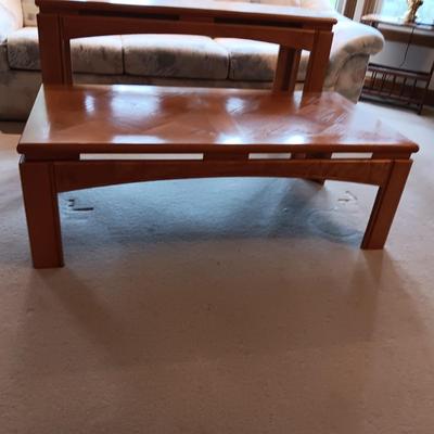 SOFA TABLE AND MATCHING COFFEE TABLE
