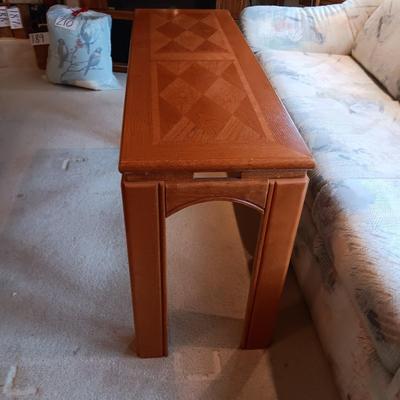 SOFA TABLE AND MATCHING COFFEE TABLE