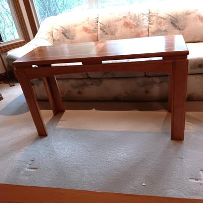 SOFA TABLE AND MATCHING COFFEE TABLE