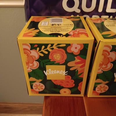 18 MEGA ROLLS OF QUILTED NOTHERN TOILET PAPER AND 3 UNOPENED BOXES OF KLEENEX
