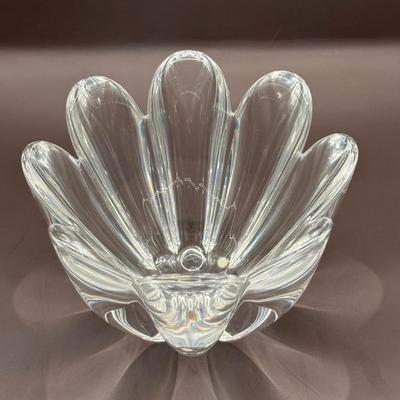 LOT 4D: Vintage Orrefors Crystal Bowls & Vase