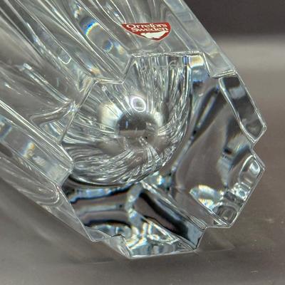 LOT 4D: Vintage Orrefors Crystal Bowls & Vase