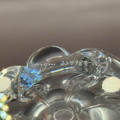 LOT 4D: Vintage Orrefors Crystal Bowls & Vase