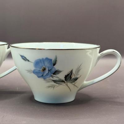 LOT 8D: Noritake Sylvia China Set, Vintage Chinese Cloisonne Chopsticks & More
