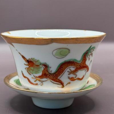 LOT 8D: Noritake Sylvia China Set, Vintage Chinese Cloisonne Chopsticks & More