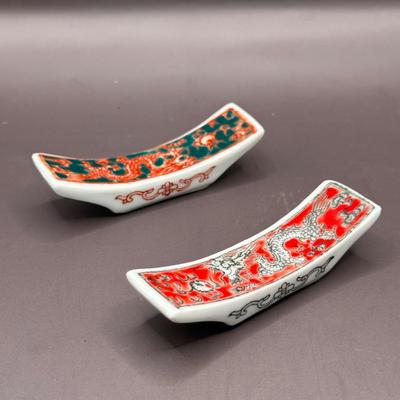 LOT 8D: Noritake Sylvia China Set, Vintage Chinese Cloisonne Chopsticks & More