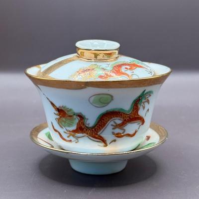 LOT 8D: Noritake Sylvia China Set, Vintage Chinese Cloisonne Chopsticks & More