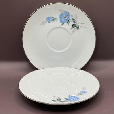 LOT 8D: Noritake Sylvia China Set, Vintage Chinese Cloisonne Chopsticks & More