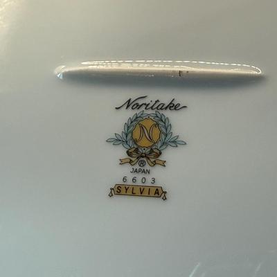 LOT 8D: Noritake Sylvia China Set, Vintage Chinese Cloisonne Chopsticks & More
