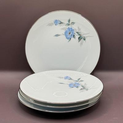 LOT 8D: Noritake Sylvia China Set, Vintage Chinese Cloisonne Chopsticks & More